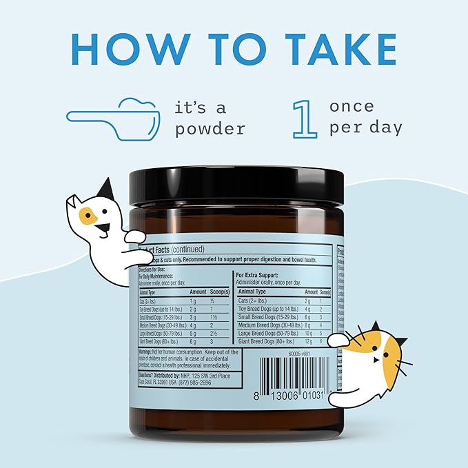 Dr. Mercola, Complete Probiotics, for Cats and Dogs, 3.17 oz (90 g), Supports Immune Function, Digestive Support, Non GMO, Soy Free, Gluten Free-PurrikoPets