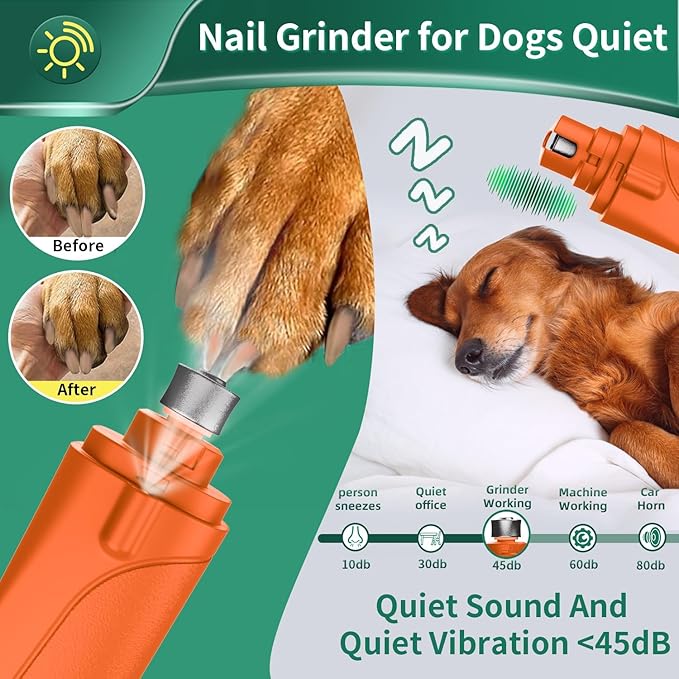 2 in 1 Dog Nail Clippers & Cat Nail Clippers Trimmers for Large Medium Small Dogs Cats Claw Trimmer Quick Sensor and Safety Guard USB Rechargeable Dogs Nail Trimmer with Catcher & 2 LED Lights-PurrikoPets