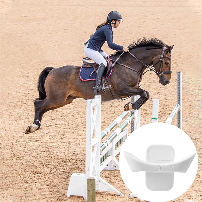 10Pcs Pinless Jump Cups Horse Competition Jump Cups 20mm Horse Jump Cups for Horse Jumper Equestrian Activities-PurrikoPets
