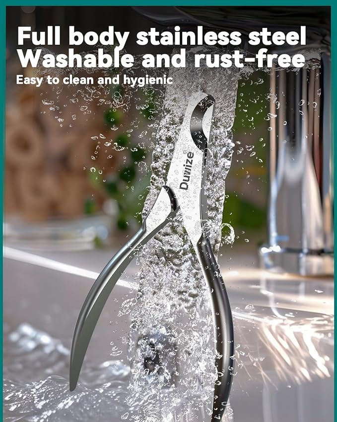 Dog Nail Clippers - All Steel Material, 1.22-Inch Large Opening, Built-in Spring, No Fur Pinch, for Medium to Large Dogs and Cats, Professional Pet Nail Trimmers, with Free Nail File-PurrikoPets