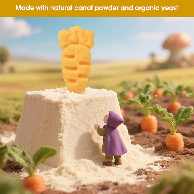 Abizoo Hamster & Gerbil Treats, Crunchy Baked Hamster Snacks with Carrot and Yeast, Natural Training Reward Chew Treats for Small Animals, Supports Digestion and Dental Health-PurrikoPets