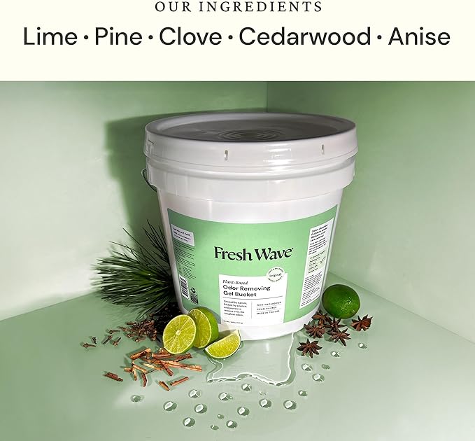 Fresh Wave Odor Removing Gel Bucket, 15.5 lb. (248 oz.), Original Scent Refill - Odor Absorbers for Home, Safer Odor Relief, Natural Plant-Based Odor Eliminator, For Cooking, Trash & Pets-PurrikoPets