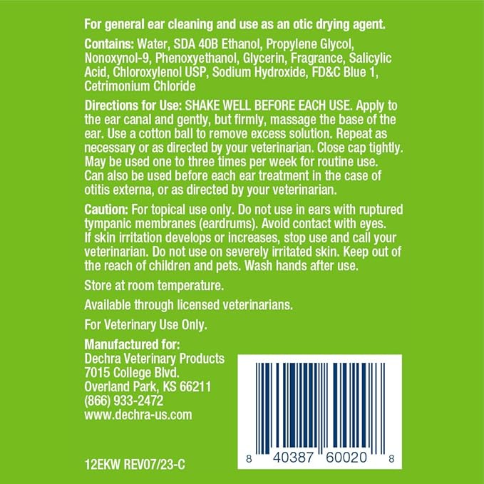 EpiKlean Ear Cleanser for Dogs and Cats, 12 oz-PurrikoPets