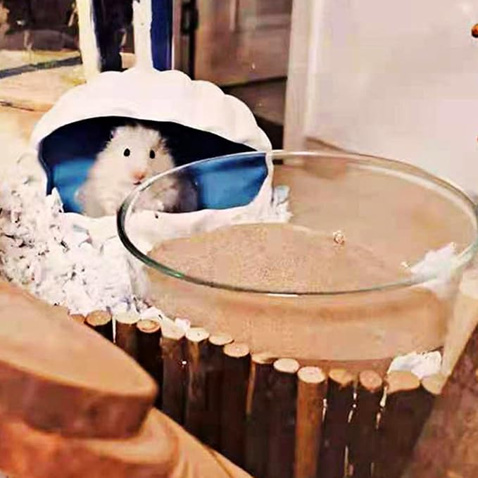 DR.DUDU Hamster Bath Sand, 12lb Dust Free Desert Sand or Potty Litter Sand for Hamster Chinchillas Gerbil Syrian Mice Small Animals (Beige)-PurrikoPets