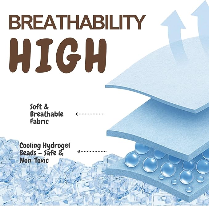 2pcs Cooling Scarf for Pets,Summer Cooling Scarves Keep Cats and Dogs Cool, Reused,Rrecycled,Suitable for Dogs (2pcs-Avocado)-PurrikoPets