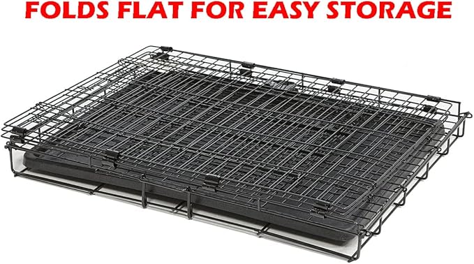 Durable Easy Portable Collapsible Metal Travel or Veterinary Collapsable Parrot Bird Carrier Beaks-Proof Easy Clean Carrier Cage with Stainless Steel Feeder Bowls Natural Wooden Perch-PurrikoPets