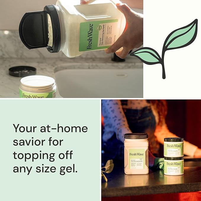 Fresh Wave Original Scent Odor Removing Gel Refill, 63 oz. | Safer Odor Absorbers for Home, Cooking, Trash, & Pets Areas | Natural Plant-Based Odor Eliminator-PurrikoPets