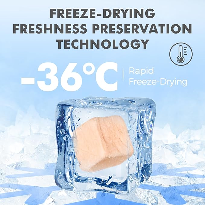 Freeze Dried Cats & Dogs Raw Treats, All Natural Single Ingredient Chicken Breast, High Protein Healthy Pet Training Treats or Food Topper, 6 oz-PurrikoPets