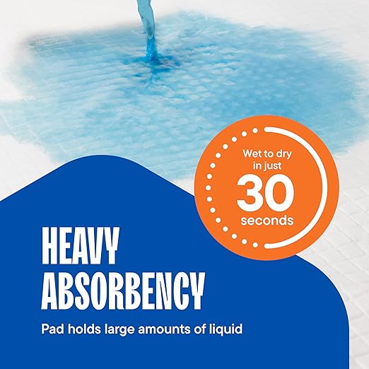 Dog Pads Large Pet Pee Pads for Dogs & Puppy Training 34" x 36" Potty Pads for Dogs [50-COUNT] Leak-Proof Dog and Puppy Pads - Quick-Dry Surface - Heavy Duty Absorbent Disposable Dog Wee Pad Bulk Pack-PurrikoPets