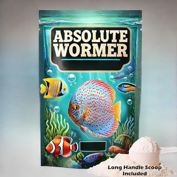 Freshwater and Saltwater Fish Powder Medication. with parasites and Flukes. (5G - Treats 600 GALLONS)-PurrikoPets