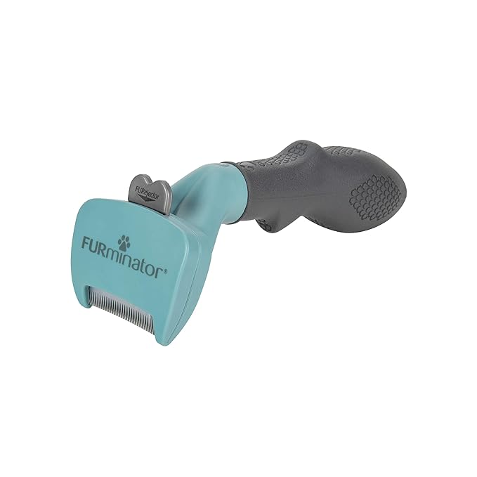 FURminator® deShedding Tool For Small Cats, Short Hair, Removes Loose Hair From Shedding-PurrikoPets