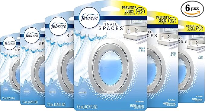 Febreze Small Spaces Air Freshener - Linen & Sky (Pack of 6) 6-PurrikoPets