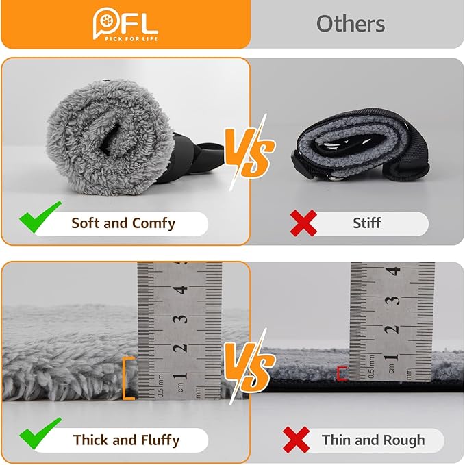 Adjustable Dog Lift Harness, Dog Sling for Large Dogs Hind Leg Support, Soft Lift Support Helps Senior, Injured, Disabled and After ACL Surgery Dogs-Black & Grey (Medium)-PurrikoPets