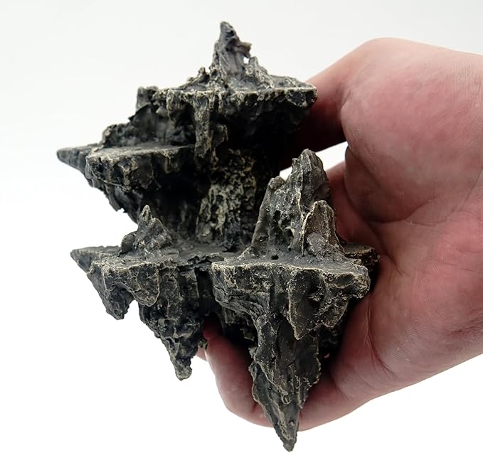 Fish Tank Decor Rocks.Aquarium Decoration Model.Easy and Quick Solution for Aquascaping.(Elf Island)-PurrikoPets