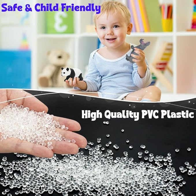 24Pcs Safari & Zoo Animals Figures, Realistic Plastic Animal Toys Set for Kids 1 2 3, Lion, Elephant, Perfect for Play, Education, Baby Shower Decor,Party Supplies Cake Topper-PurrikoPets