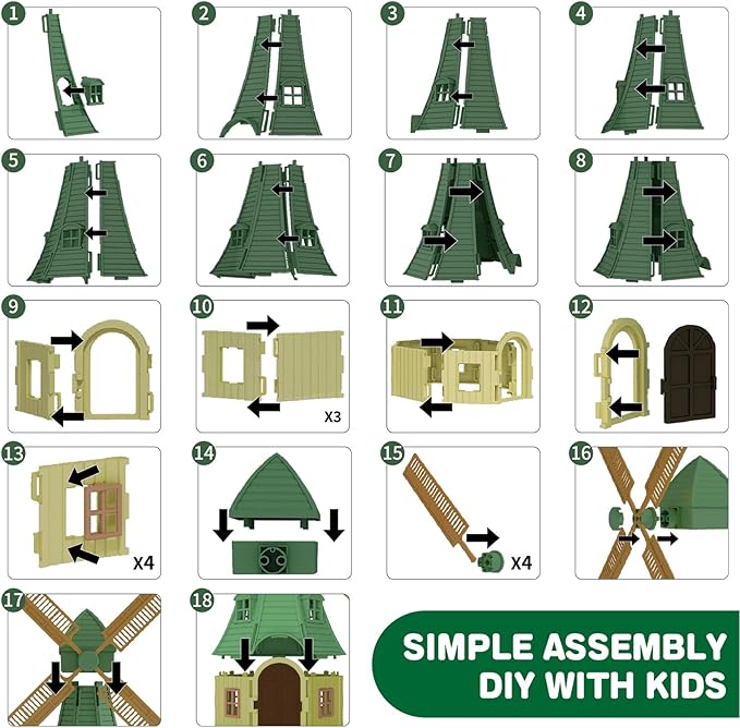 136PCS Farm Animals Toys Set Comes with Barn, Tractor Trailer, Milking shed, Windmill, Farmer, Fence - Playset for Kids Toddlers Boys Girls 5+ Years Old-PurrikoPets