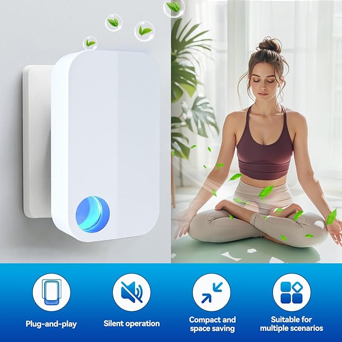 Air Ionizers Negative Ion Air Purifier for Home Portable Air Freshner for Office Living Room,kitchen,Bathroom,Pet Room, Quiet Operation Ionic Air Purifier for Bedroom(4)-PurrikoPets
