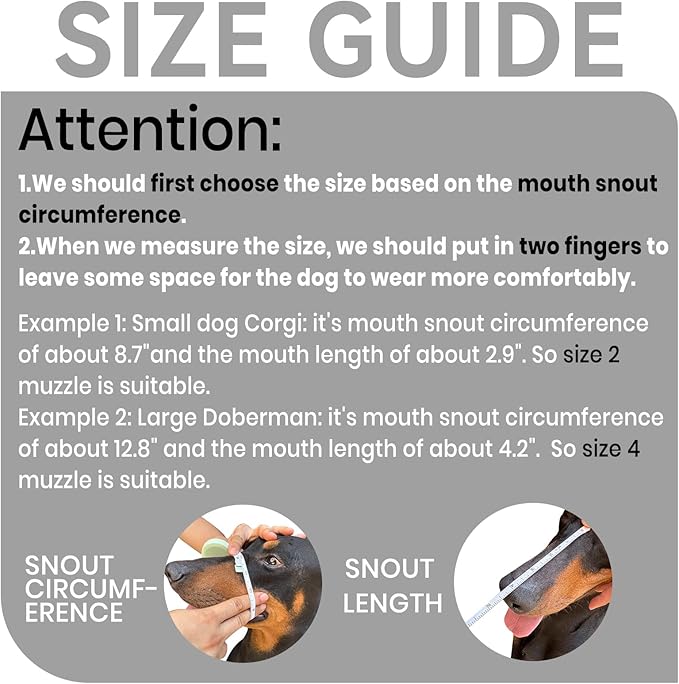 Dog Muzzle, Basket Muzzle for Small Medium Large Dogs, Anti-Biting and Chewing, Lightweight & Sturdy Cage Design, Allows Panting & Drinking, Ideal for Grooming & Training(Black Size S)-PurrikoPets