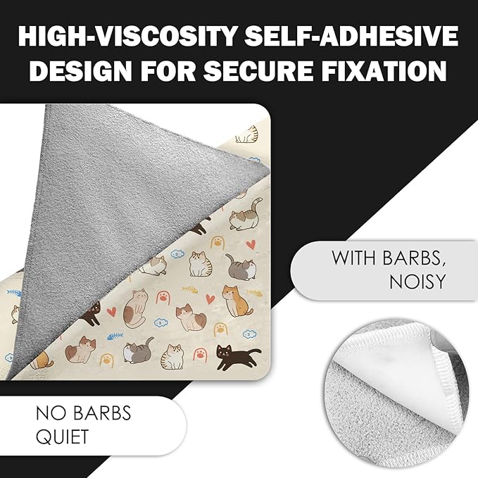 27.6"Cat Grooming Wrap, Self Adhesive Cat Wrap for Cutting Nails, Anti-Escape Calming Cat Swaddle Wrap for Medicine Ear Cleaning, Anti-Scratch Cats Burrito Restraint Blanket, Multifunctional Pet Tool-PurrikoPets