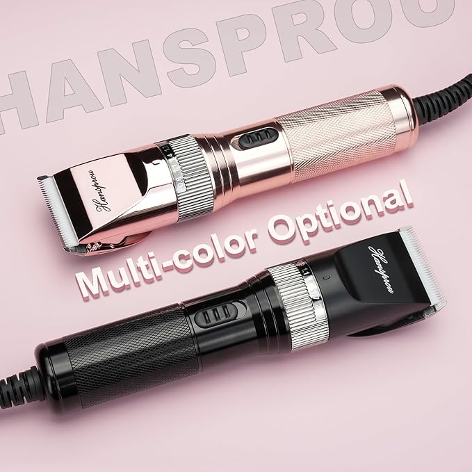 Dog Grooming Clippers, Upgraded 36V Heavy Duty Pet Clippers, Professional Dog & Cat Shaver for Thick Coat, Corded Pet Hair Trimmer with Guard Combs & Brush-PurrikoPets