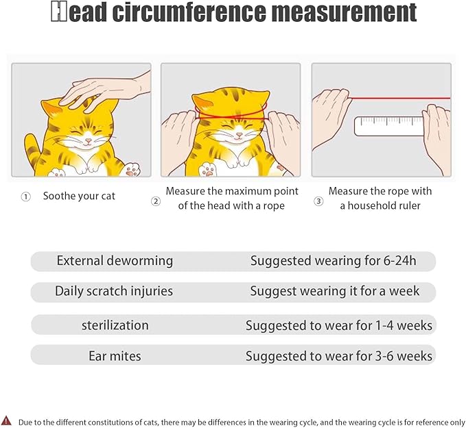 4Pcs Soft Cat Cone, Collar for Cats to Stop Licking, Lightweight, Disposable & Hygienic with Weekly Throwing Design, Multiple Wearing Methods (S/M/L)-PurrikoPets