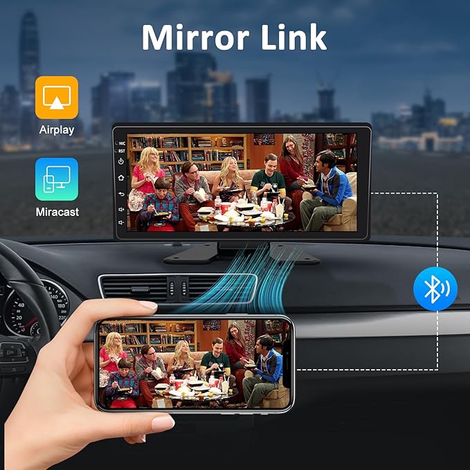 6 Channel Backup Camera System,1080P Rearview Camera with Carplay & Android Auto,GPS Navigation, Touchable 11 inch Monitor & Loop Recording DVR car Stereo, for RV/Truck/Trailer Pickup,128GB Card-PurrikoPets