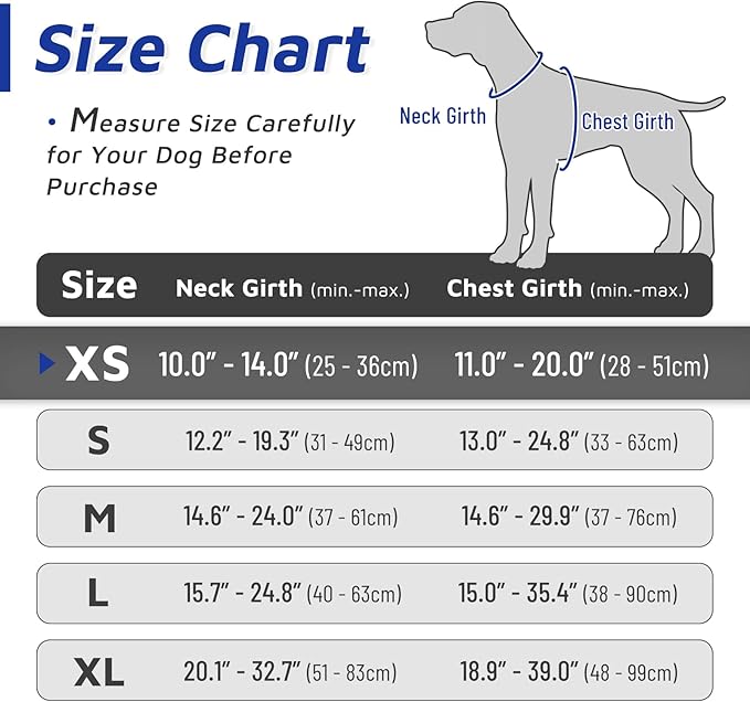 Eagloo Small Dog Harness No Pull, Service Vest with Reflective Strips and Control Handle, Adjustable and Comfortable for Walking, No Choke Pet Harness with 2 Metal Rings, Blue & Orange, XS-PurrikoPets