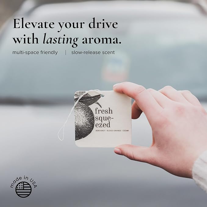 Fresh Squeezed Car Air Freshener - 4 Pack-PurrikoPets