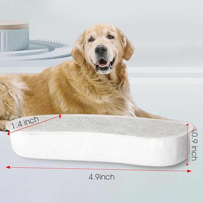 Dog Water Fountains by WOPET, 4 Pcs Pet Water Fountain Filters for W600 Dog Fountain, Large Dog Fountain Filter Replacement Cats,Pets-PurrikoPets