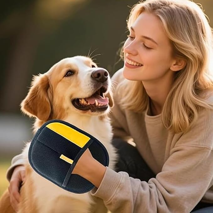 2 Pcs Pet Hair Removal Glove, 2025 New Pet Hair Remover Electrostatic Gloves, Upgrade Electrostatic Gloves Pet Hair, Reusable Cat Dog Grooming Gloves Pet Hair for Cats & Dogs-PurrikoPets