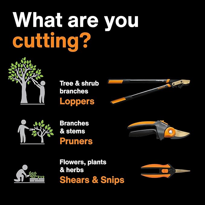 Fiskars Bypass Pruning Shears, 5/8-Inch Cut Capacity Garden Clippers, Gardening Scissors with Sharp, Rust Resistant Steel Blade-PurrikoPets