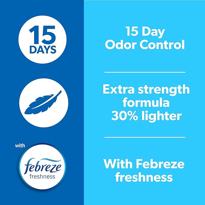 Fresh Step Light Weight Advanced Extreme Cat Litter with Febreze Freshness, Extra Strength Formula Clumping Litter, 25 lbs. (2 x 12.5 lb. Box)-PurrikoPets