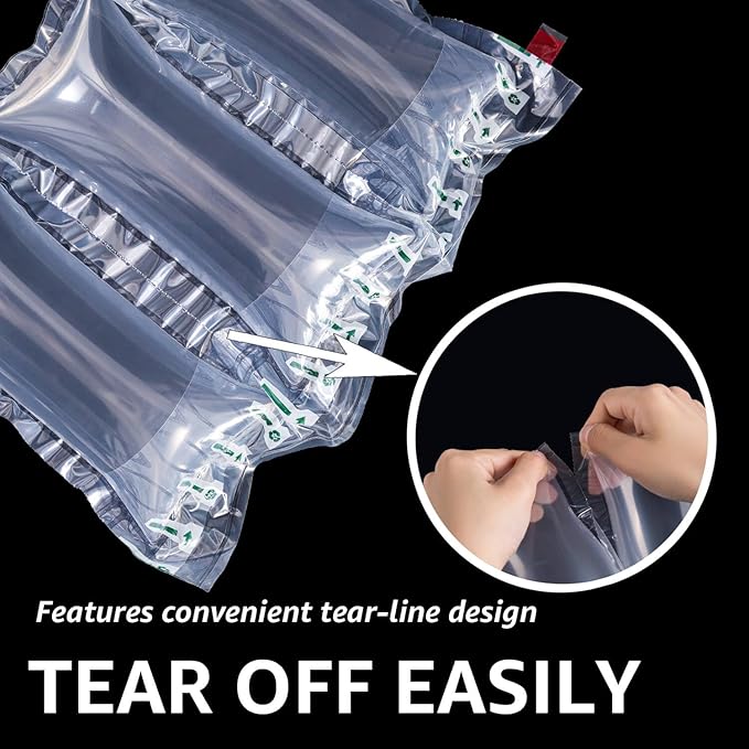Air Pillows for Shipping with pump 400 Count Inflatable Packaging Air Bags, Alternative to Packing Peanuts, Packing Box filler Purse Stuffers for Shape 3.54" x 7.87"-PurrikoPets