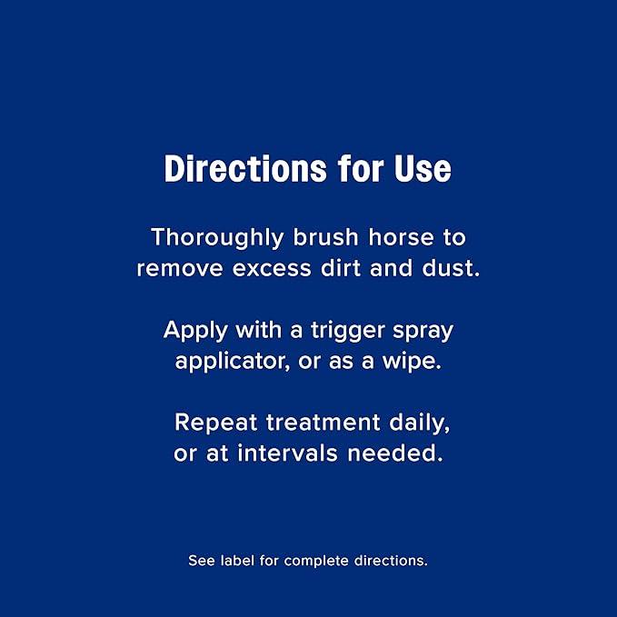 Farnam Repel-X Ready-To-Use Fly Spray, Insecticide And Repellent For Horses And Dogs, 32 Fluid Ounces, 1 Quart Bottle With Trigger Sprayer-PurrikoPets