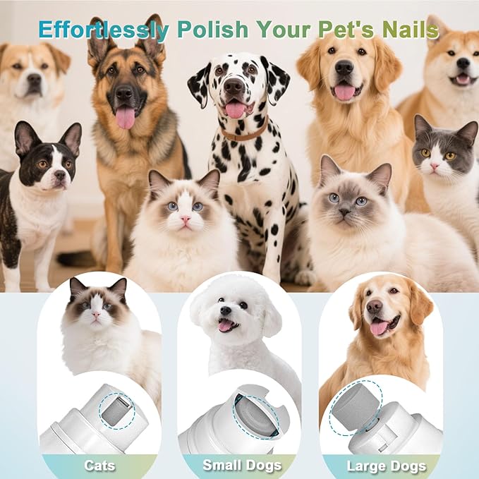 4 in 1 Dog Clippers Grooming Kit with LED Screen, Cordless Quiet Paw Trimmer & Nail Grinder, Rechargeable Waterproof Feet Ear Body Hair Shaver for Cats Dogs Pet Supplies-PurrikoPets