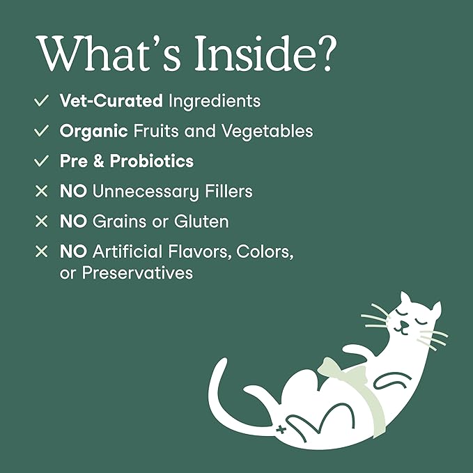 Fera Pets Whole Food Multivitamin Cat & Dog Food Topper with Probiotics, Antioxidants, & Essential Dog Vitamins & Minerals - Nutrients from Fruits, Vegetables, & Organ Meats - 3.7 oz-PurrikoPets