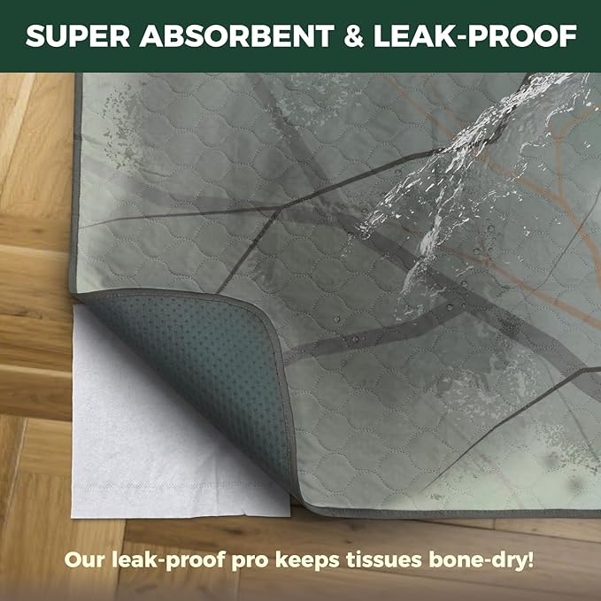 FXW Washable Pee Pads for Dogs, Puppy Pads with Super Absorbent, Specifically Designed for FXW Rollick/Homeplus 32 inch 8 Panels Dog Playpen, 71" Square, Branch, 1 Pack-PurrikoPets