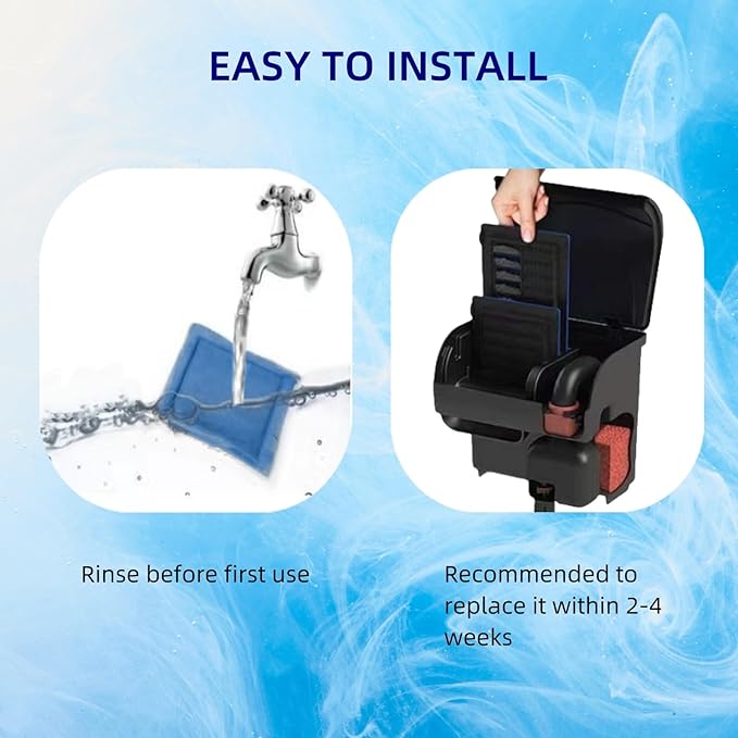 8 Pack Filter Replacements for Aqua-Tech EZ-Change #3 Replacements for Marineland Rite-Size C Compatible with 20-40/30-60 Gallon Fish Tank Power Filters Penguin 200B 350B 170B 330B 275 and 375-PurrikoPets