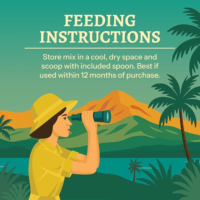 100% Organic Parakeet Food – Premium Bird Seed Mix with Oat Groats, Buckwheat, Amaranth, Super Veggies & Seeds – Reusable Tin + Stainless-Steel Scooper – Made in USA, Human Grade Ingredients (1lb)-PurrikoPets