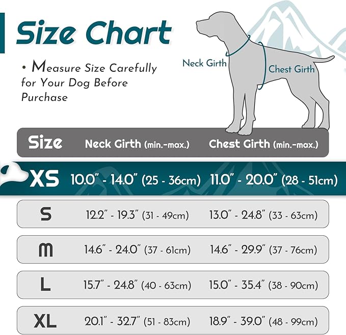 Eagloo Small Dog Harness No Pull, Service Vest with Reflective Strips and Control Handle, Adjustable and Comfortable for Walking, No Choke Pet Harness with 2 Metal Rings, Dark Green, XS-PurrikoPets