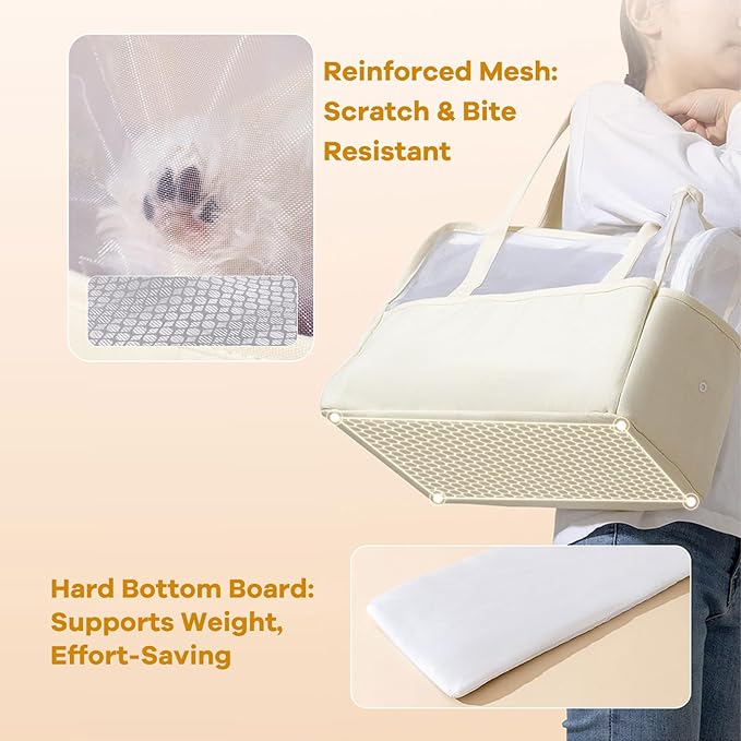 Dog Purse Carrier for Small Dogs Cat Kitty Puppy Rabbit Bunny Dog Cat Bag Carrier for Animals up to 22lbs Soft Sided, Collapsible Pet Carrier Sling for Outing Travel Vet-Sky Blue-PurrikoPets