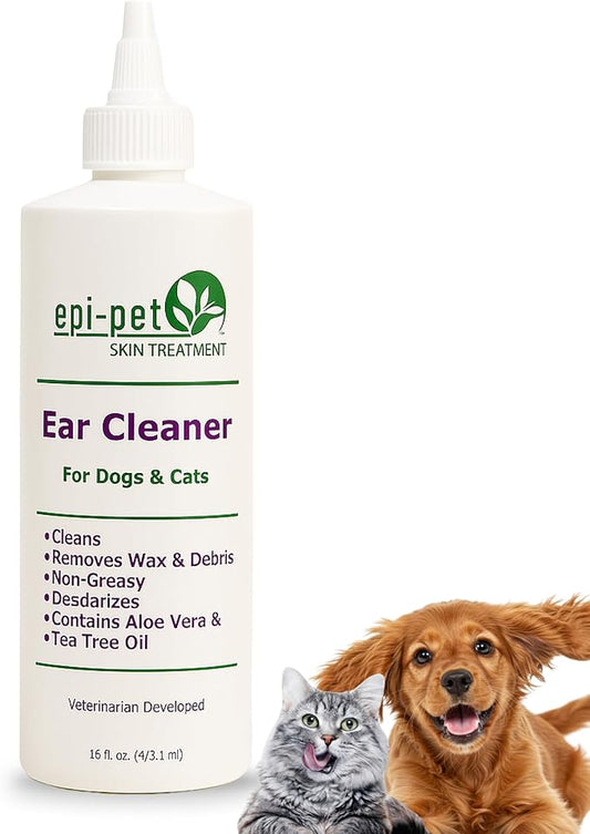 Ear Cleaner for Pets, 16-Ounce (90713)-PurrikoPets