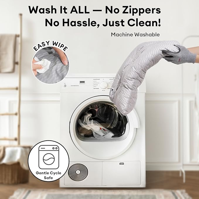 FUNNY FUZZY 30x20 Washable Dog Bed Crate Mat, 2 in1 Pet Pillow Sleeping Bed, Fluffy Deluxe Kennel Mattress for Medium Dog and Cat,Charcoal Grey,M-PurrikoPets