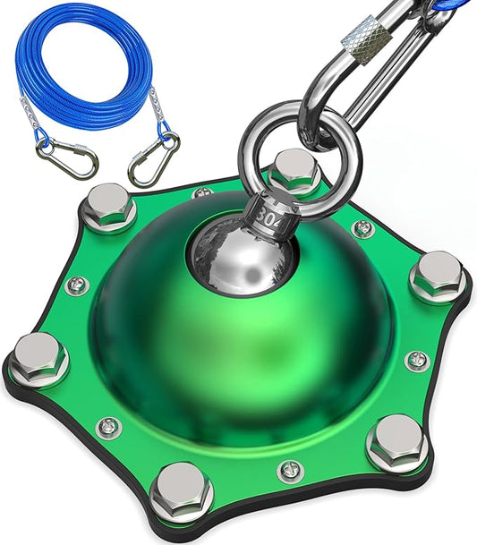 Dog Tie Out Cable and Stake,360°Swivel Dog Run Anchors-with 30FT Heavy Duty tie Out Cable- No Tangle,Dog Runner for Yard- Up to 150 lbs,for Outdoor Camping Gift-PurrikoPets