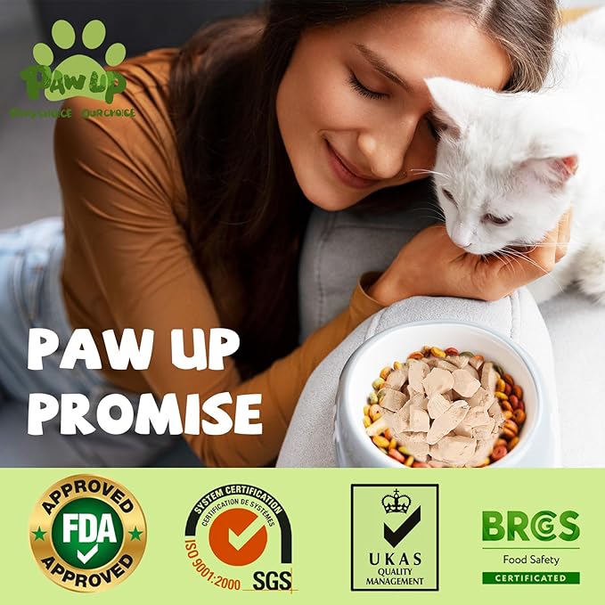 Freeze Dried Cat Treats, Raw Chicken Food for Dogs Cats, Single Ingredient, High Protein Natural Healthy Topper, 3.8 oz-PurrikoPets