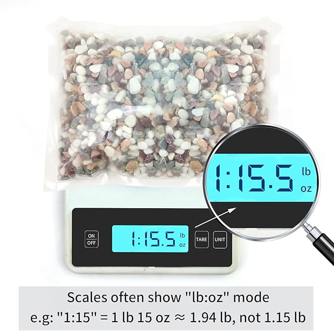 2 lbs Natural Mixed Color Pea Gravel Pebbles, 3/8 inch Decorative Rocks for Succulents, Pebbles for Indoor Plants, Vases, Aquarium Gravel, Top Dressing, Outdoor Decorative Stones-PurrikoPets