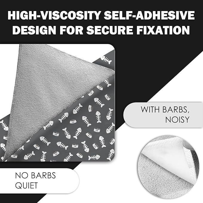 27.6" Cat Grooming Wrap, Self Adhesive Cat Wrap for Cutting Nails, Anti-Escape Calming Cat Swaddle Wrap for Medicine Ear Cleaning, Anti-Scratch Cats Burrito Restraint Blanket, Practical Pet Tool Grey-PurrikoPets