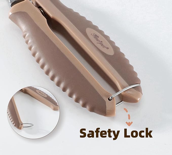 Dog Nail Clippers for Medium or Large Dogs Pet Nail Trimmers Pet Grooming Clippers with Safety Guard to Avoid Over Cutting M-PurrikoPets