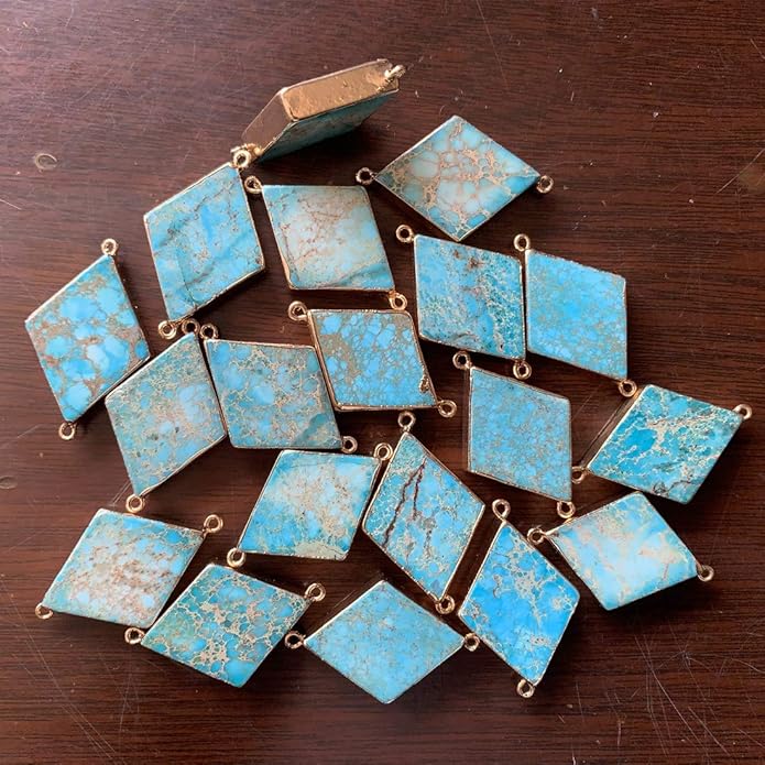 YGLINE Boho Handmade Wrap Leather Tube Crystal Stone Bracelet for Women