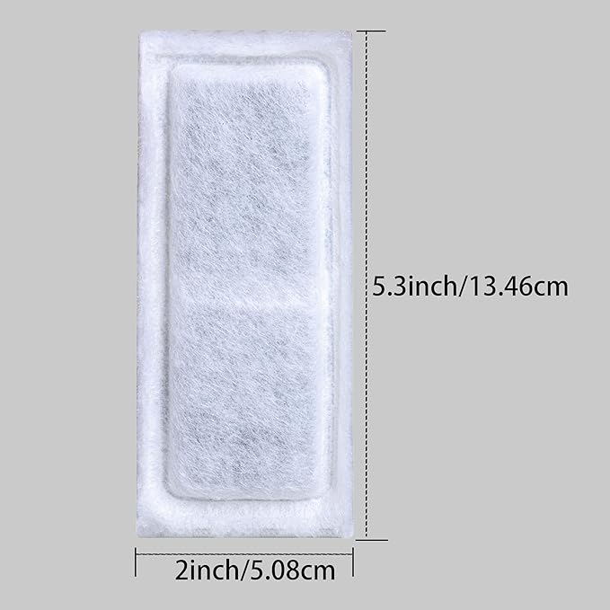 6 Pack of Aquarium Filters for Fish Tank Compatible with Marina Slim S10&S15&20 Replacement Filter Cartridge Activated Carbon bio-Zeolite Fish Tank Cotton Cartridge-PurrikoPets